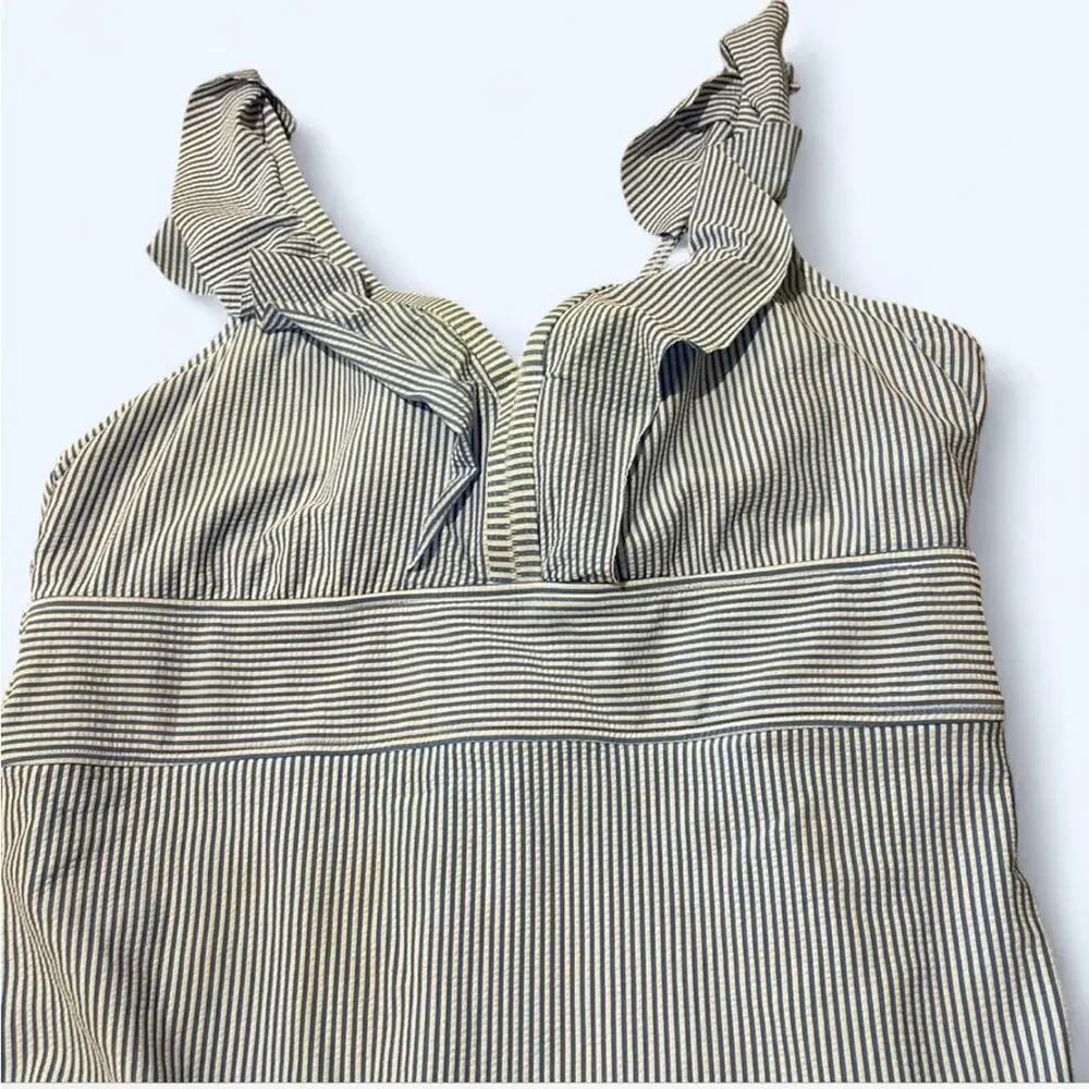 Time and Tru seersucker striped